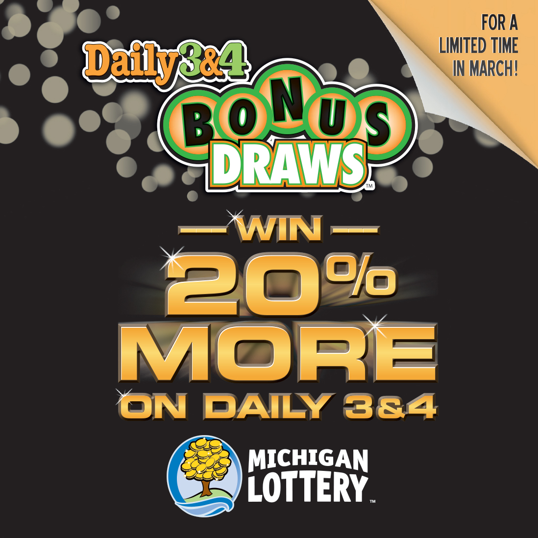 Bonus Draws Give Daily 3 and Daily 4 Players Chances to Win Extra Cash