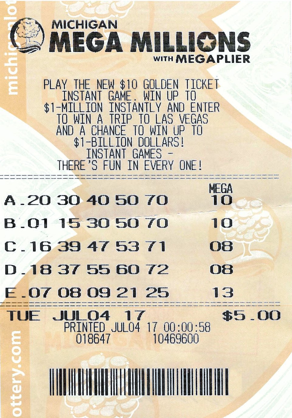 Dearborn Man Wins 1 Million Playing Mega Millions Michigan Lottery